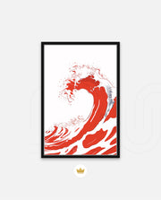 Crimson Wave Flow