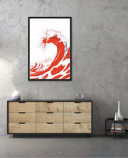 Crimson Wave Flow