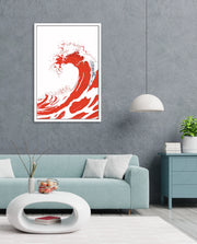 Crimson Wave Flow