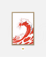 Crimson Wave Flow