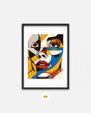 Cubist Face Expression