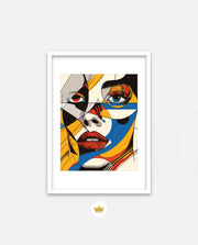 Cubist Face Expression