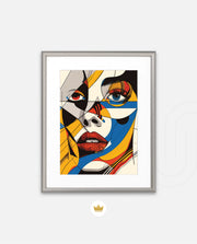 Cubist Face Expression