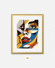 Cubist Face Expression