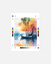 Autumn Lake Boat