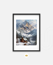 Alpine Winter Cabin
