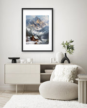 Alpine Winter Cabin