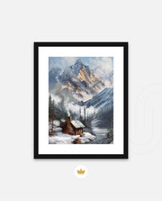 Alpine Winter Cabin