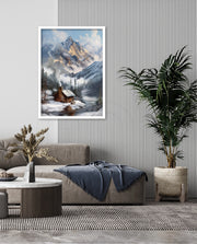 Alpine Winter Cabin