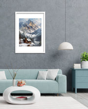 Alpine Winter Cabin
