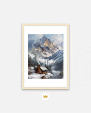 Alpine Winter Cabin