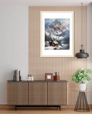 Alpine Winter Cabin