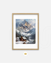 Alpine Winter Cabin