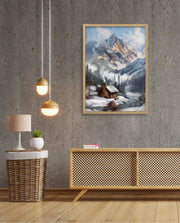 Alpine Winter Cabin