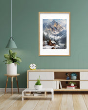 Alpine Winter Cabin