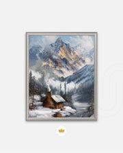Alpine Winter Cabin