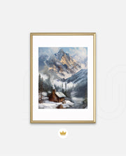 Alpine Winter Cabin