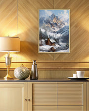 Alpine Winter Cabin