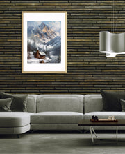 Alpine Winter Cabin