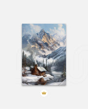 Alpine Winter Cabin