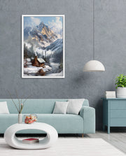 Alpine Winter Cabin