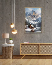 Alpine Winter Cabin