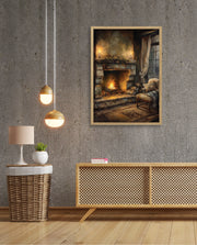 Cozy Fireplace Glow