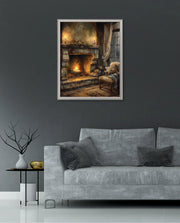 Cozy Fireplace Glow