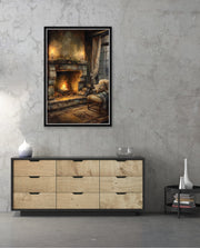 Cozy Fireplace Glow