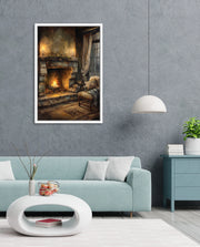 Cozy Fireplace Glow