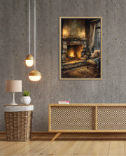 Cozy Fireplace Glow