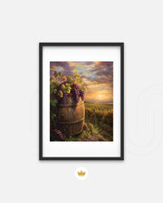 Vineyard Sunset Harvest