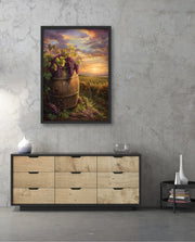 Vineyard Sunset Harvest