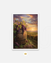 Vineyard Sunset Harvest