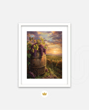 Vineyard Sunset Harvest
