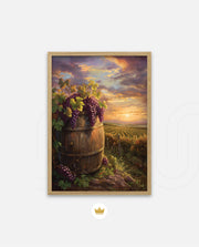 Vineyard Sunset Harvest
