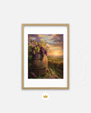 Vineyard Sunset Harvest