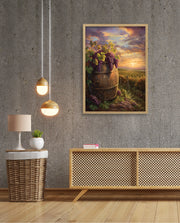 Vineyard Sunset Harvest