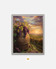 Vineyard Sunset Harvest
