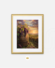 Vineyard Sunset Harvest
