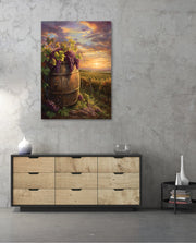 Vineyard Sunset Harvest