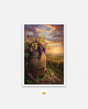 Vineyard Sunset Harvest