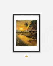 Golden Rice Sunset