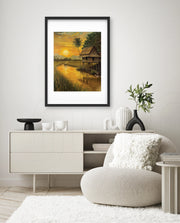Golden Rice Sunset