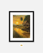 Golden Rice Sunset