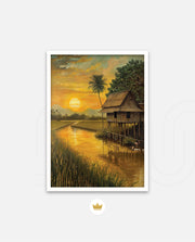 Golden Rice Sunset