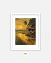 Golden Rice Sunset
