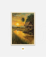 Golden Rice Sunset