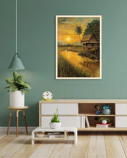 Golden Rice Sunset
