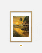 Golden Rice Sunset